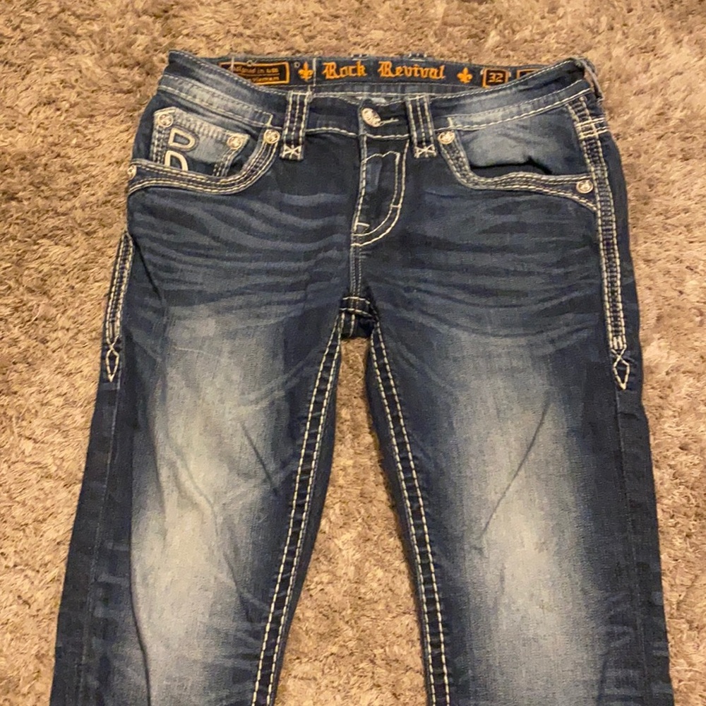 Men’s rock revival jeans